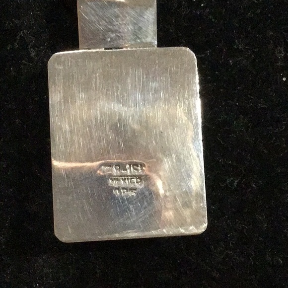 STUNNING BOLD STERLING STAMPED π NECKLACE - Picture 5 of 6